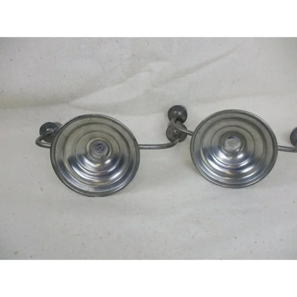 Plymouth Pewter candelabra three arm‎ USA model #84013 Candle holder Anniversary - Picture 6 of 8